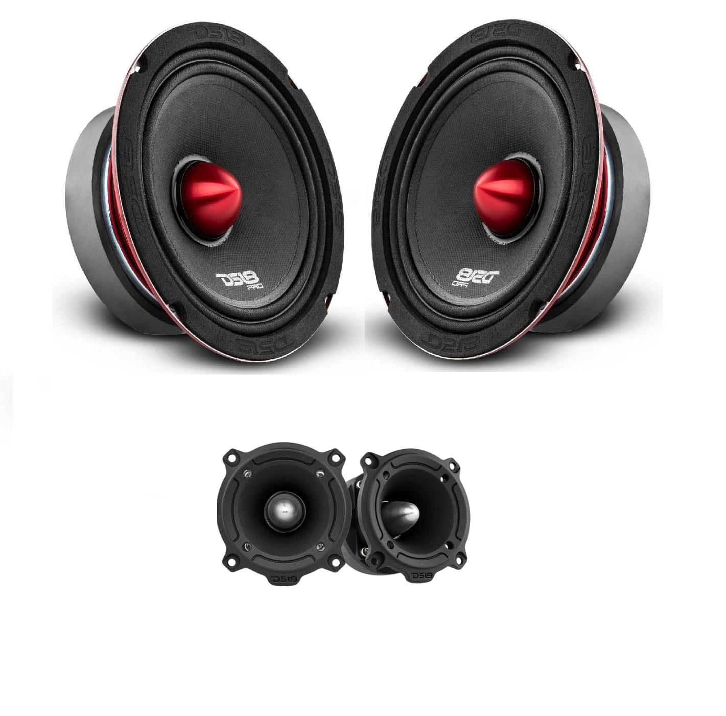 Electore VOSスパークル 6個セット Amazon.com: DS18 Car Speakers Bundle - 2X Midrange 6.5